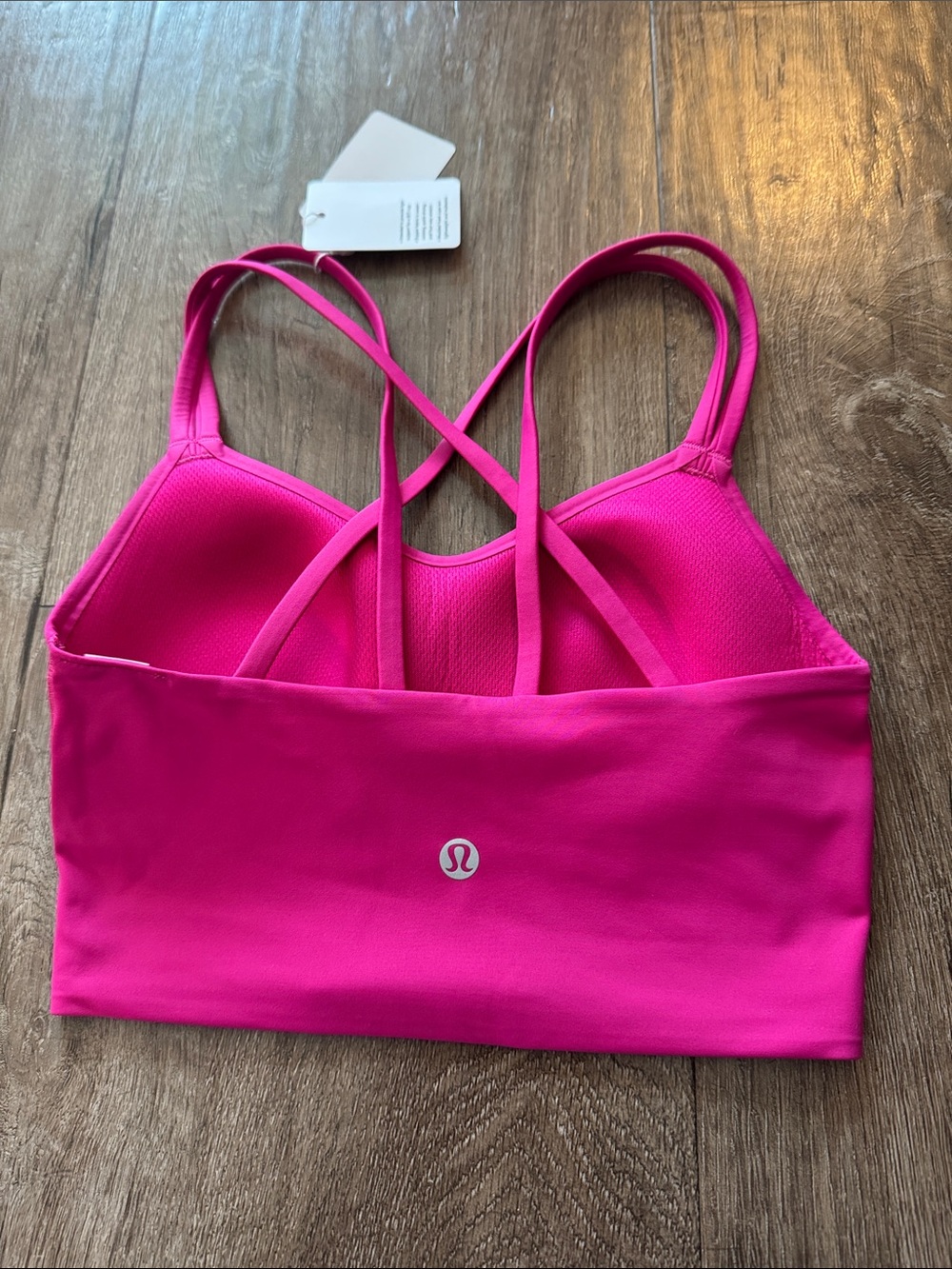 Lululemon Pink Flare Matching Set Like a Cloud Bra + Hotty Hot Shorts Size 2 NWT - Picture 9 of 10